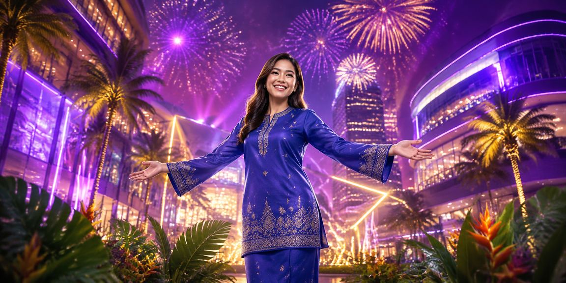 Pengguna Johor Bahru berbaju kurung menikmati loteri dan taruhan di s200